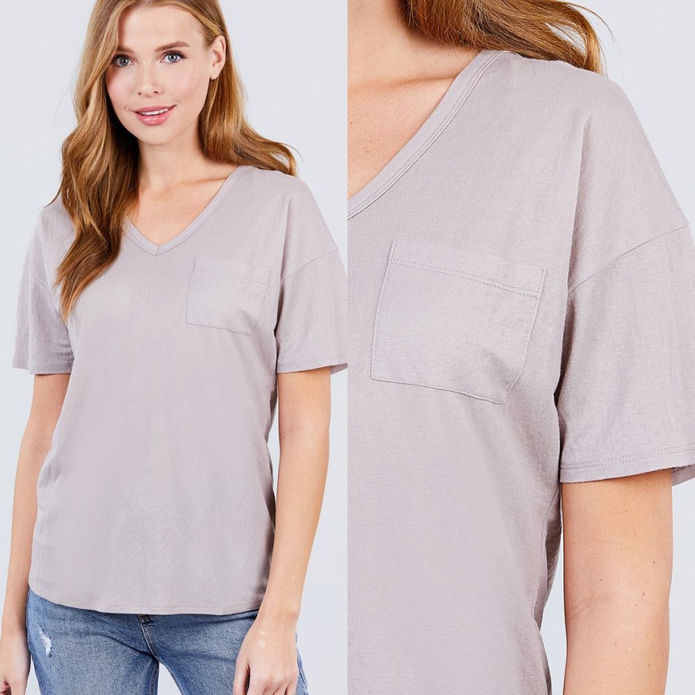 NEW Light Mauve Taupe Oversized Tee
